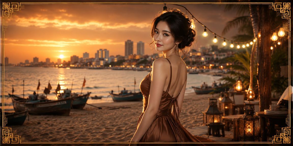 Người chơi thưởng thức cà phê và cá cược trực tuyến tại Mũi Né buổi sáng